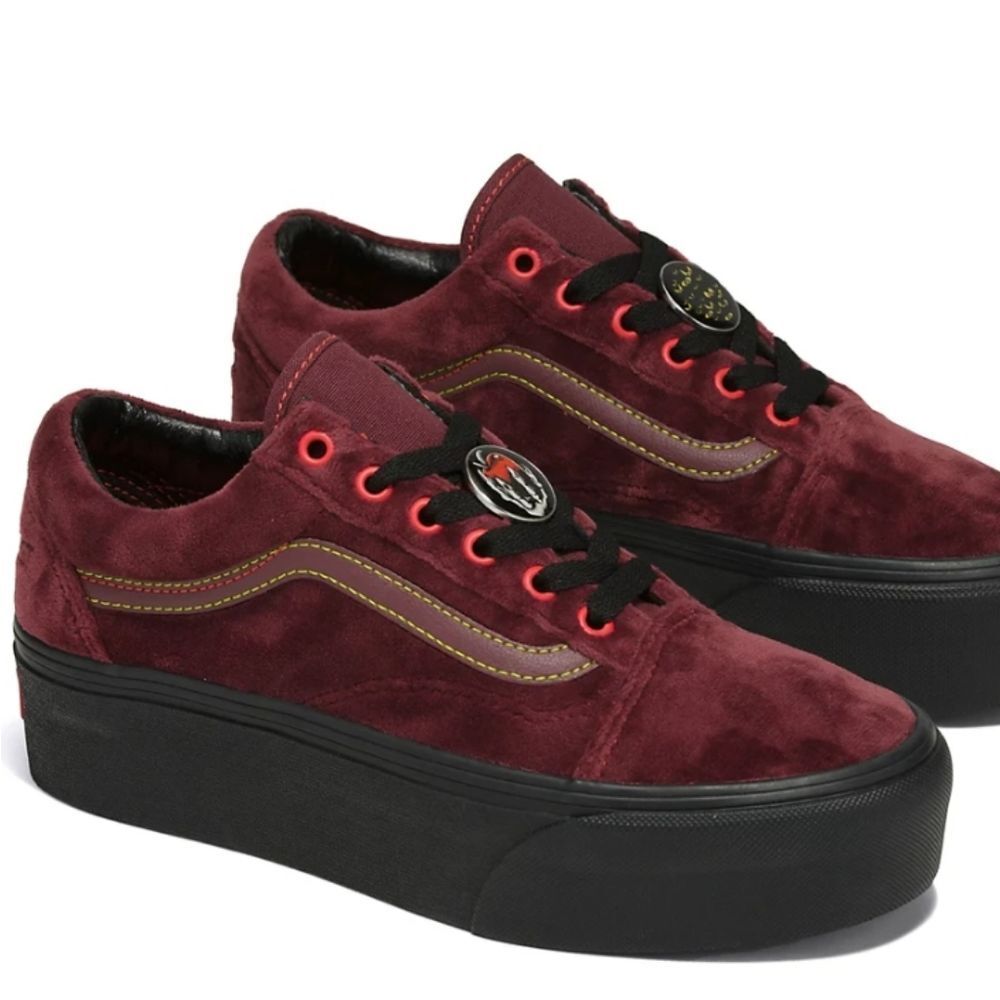 Vans X Disney Old Skool Stackform 100 Poison Apples- Mahagomy - Picture 6 of 10